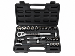 A Socket Set and Ratchet.